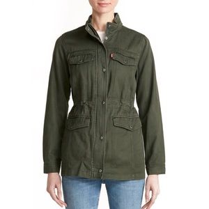 Levi’s army green military jacket